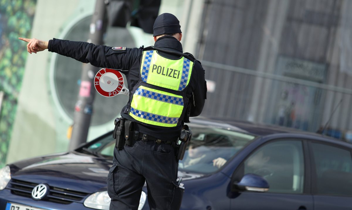 Eine Polizeikontrolle, Symbolbild