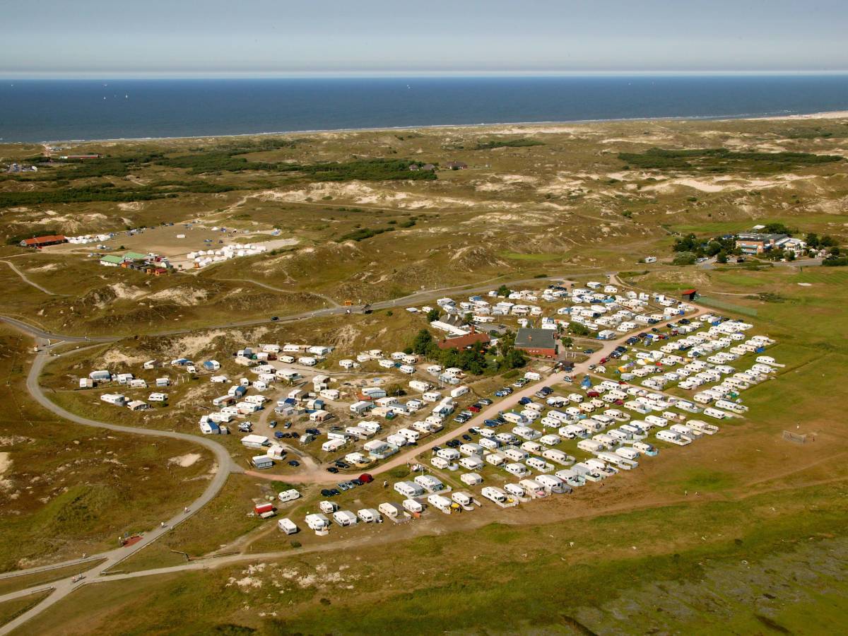 Campingplatz in den Dünen