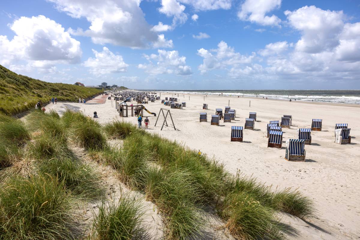Stand mit Strandkörben