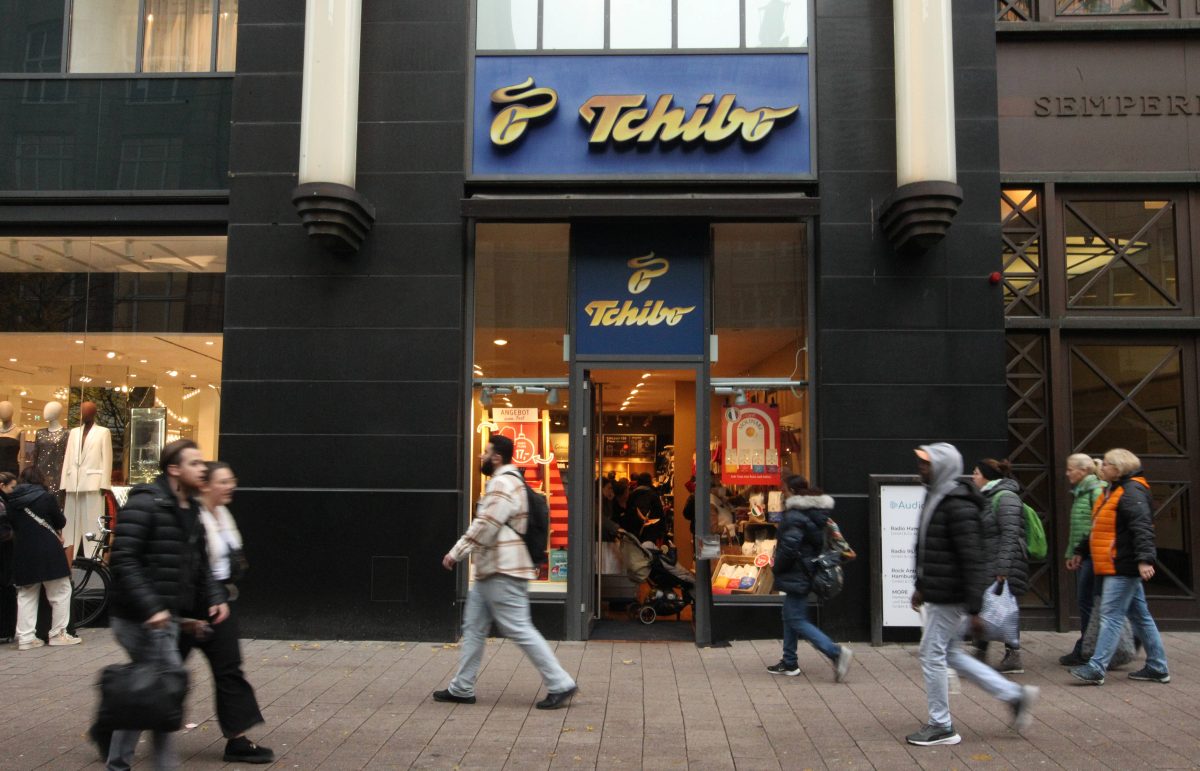 Die Tchibo-Filiale in der Spitalerstraße.