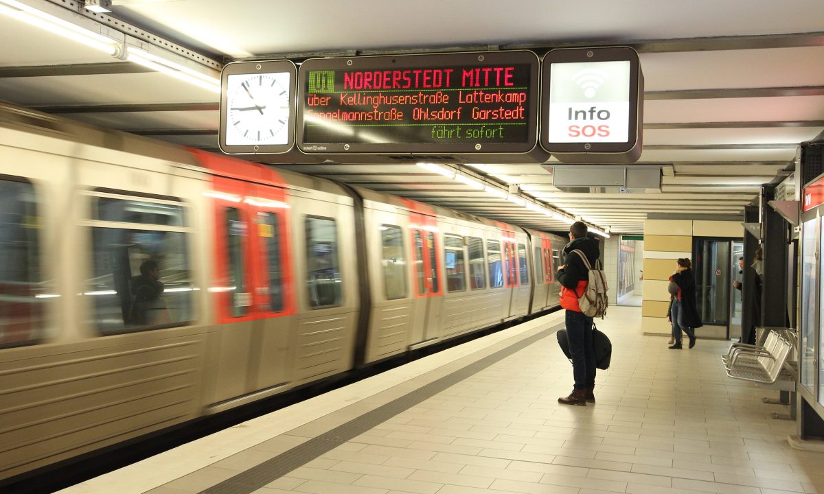 Ärger auf der HVV-Linie U1.