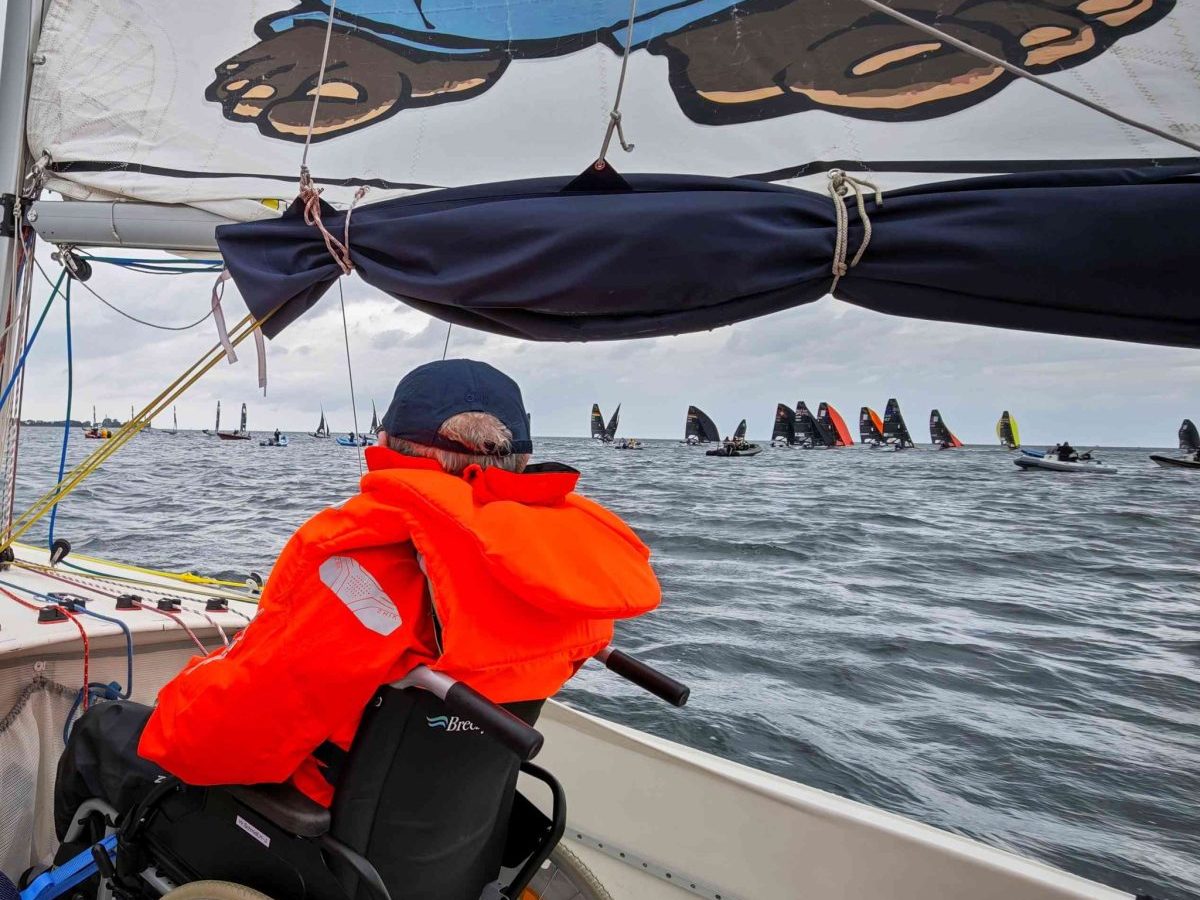 Hans-Jörg bei der Kieler Woche.